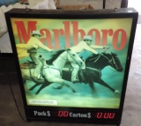 Plastic Vintage Double Sided Marlboro Hanging Store Sign