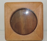 1930's Antique Oak Clock Case with Key