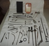 Tray Lot Antique Vintage Embalming Tools