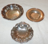 3 Piece Sterling Silver Dish Lot