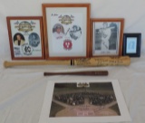 Lot Of 7 Negro League Baseball Items and Autograph