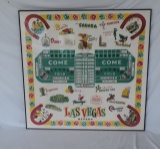 Framed Original Las Vegas Nevada Tablecloth
