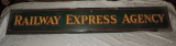 Original Railway Express Agency Porcelain Sign