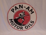 Pan-Am Porcelain Motor Oil Sign