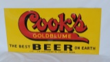 1940's Cook Bear Metal Sign