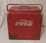 Original 1960's Coca Cola Metal Cooler