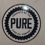 Limited Run Porcelain Pure Oil Sign