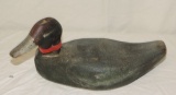 Hand Carved And Painted Wood Duck Decoy