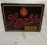 Stroh's Beer Light up Sign