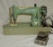 Viscount Precision Deluxe Model # 202 Sewing Machine In Case