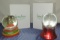 Nieman Marcus Dept 56 Christmas Water Globes 2008 & 2009 In Original Boxes