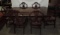 (7) Piece Mahogany Table And Shield Back Chairs