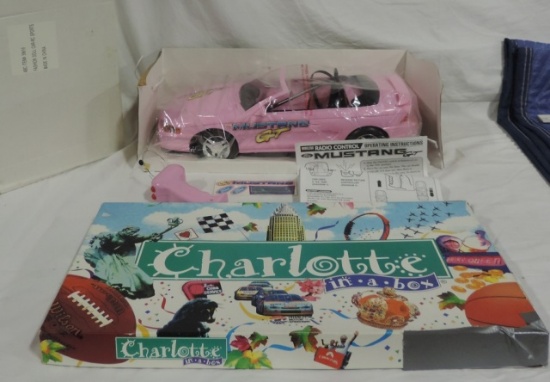 Wireless Radio Control Ford Mustang And Charlotte In A Box Game