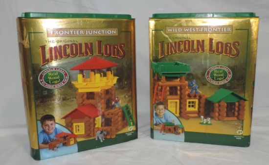 (2) Cartons Of Lincoln Logs Toys