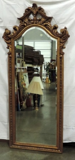 Gold Finished Ornate Wall Mirror