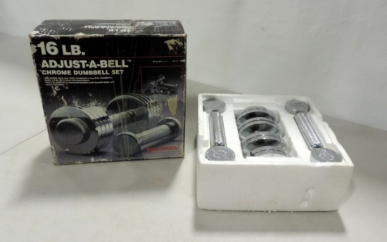 16 Lb Adjust-a-bell Dumbbell Set