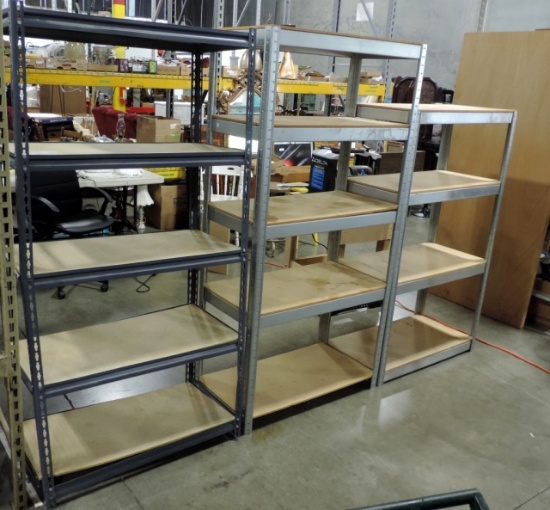 Lot Of 3 Workshop Shelves