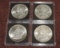 (4) Au Morgan Silver Dollars