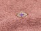 10 Karat Amethyst And Diamond Ring