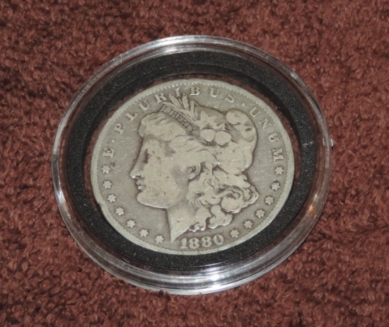 1880-cc Morgan Silver Dollar