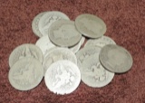 (20) Silver Barber Quarters