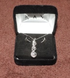Kay Jewelry Sterling And Diamond Necklace And Pendant