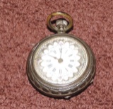 Coin Silver Local Ladies Pocket Watch