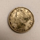 1888 V- Nickel