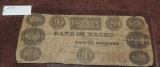 Bank Of Macon 1831 Note