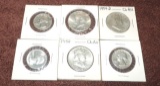 Lot Of 6 Us Silver Coins