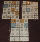 (60) Mixed Date Franklin Silver Half Dollars