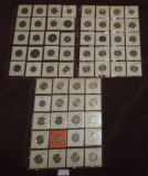 (60) V Nickels On Plastic Sheets