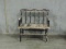 Vintage Black Painted Windsor Style Porch Settee