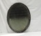 Black Oval Wall Mirror