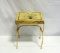 Small Hand Painted Vintage Iron Stand