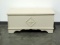 Off White Painted Cedar Chest