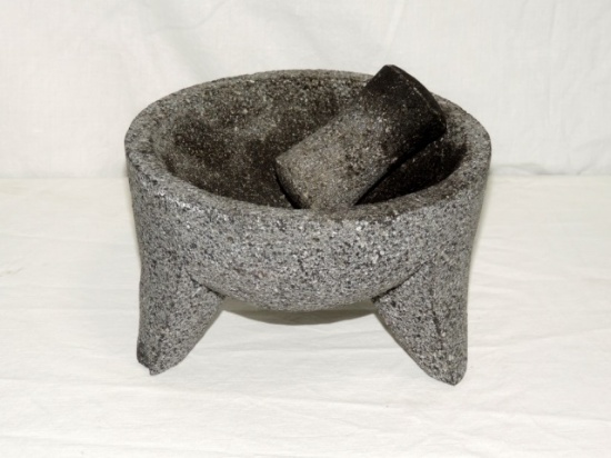 Lava Stone Mortar & Pestle