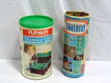 Tinker Toy And Lincoln Log Sets In Original Boxes