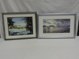 Lot Of Four Original Watercolors By Peggy Conner Simmons