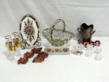 Tray Lot Silver-plate And More