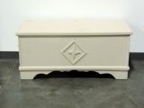 Off White Painted Cedar Chest