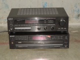 Two Sony Stereo Components