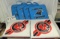 4 Panthers Stadium Cushions & 2 Atlanta Falcons