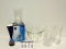 6 Piece Decorative Crystal Vases And Bowl Lot