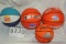 4 Collectable Hutch & Rawlings Basketballs