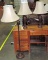 Bronze Finish Table Lamps And Pole Lamp