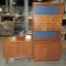 3 Piece Burton Walnut Mid Century Buffet And Cabinet