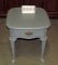 Gray Painted 1 Drawer Side Table