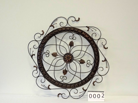 Ornate Decorative Metal Wall Decoration