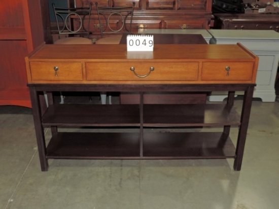 Modern Design Mahogany 3 Drawer Hall Table